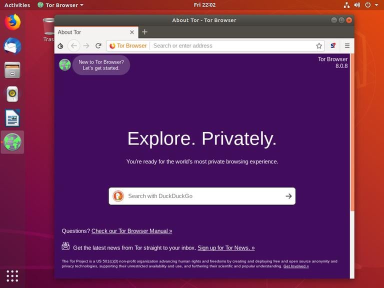 Браузер Tor для Ubuntu