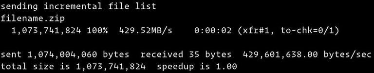 rsync копировать файл