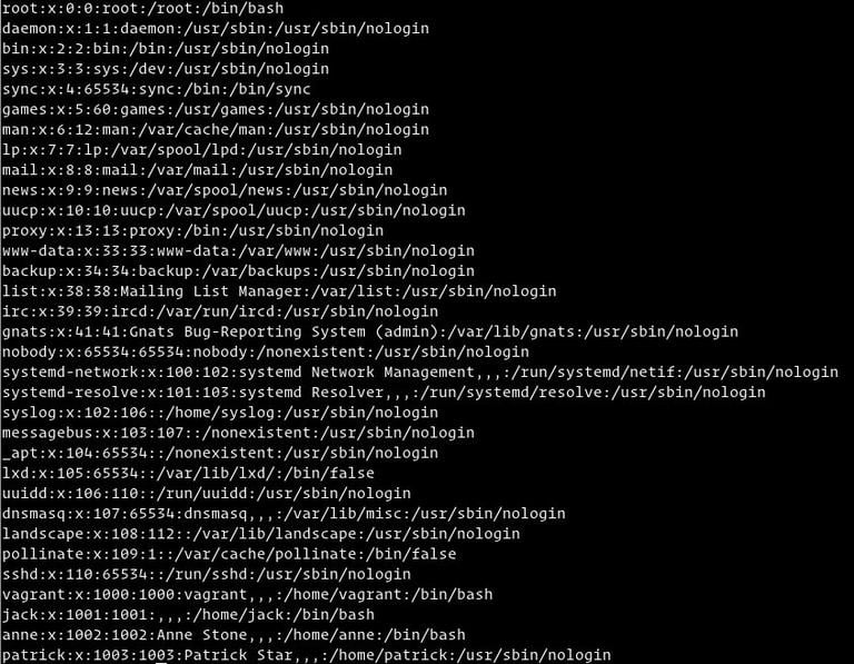 linux getent список пользователей