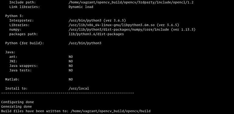 Настройка OpenCV с помощью CMake