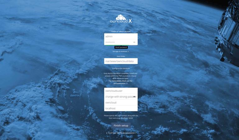 Установить ownCloud CentOS