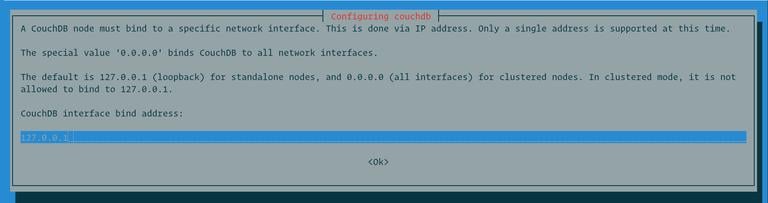 Интерфейс выбора CouchDB