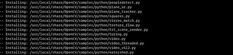 Установить OpenCV в Ubuntu