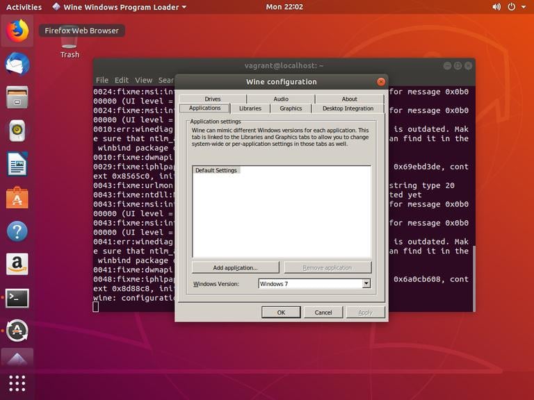 Конфигурация Ubuntu Wine