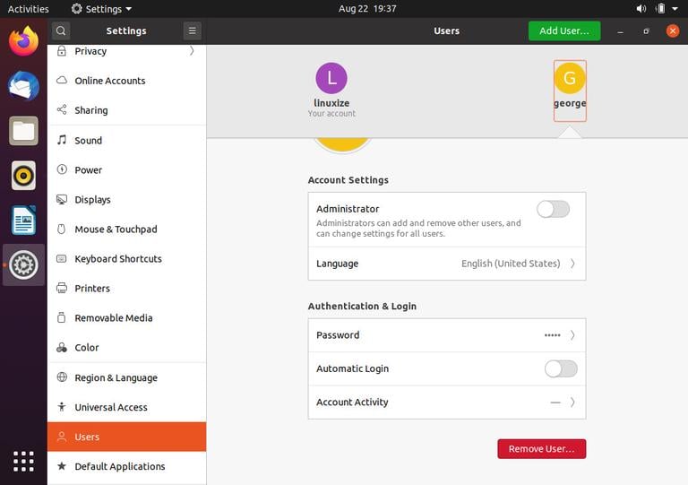 Ubuntu Удалить пользователя