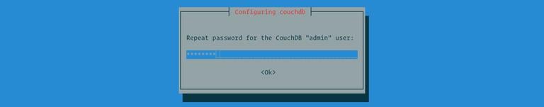 Подтверждение пароля CouchDB