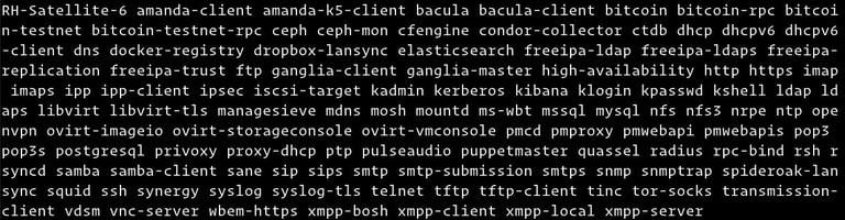 службы firewalld