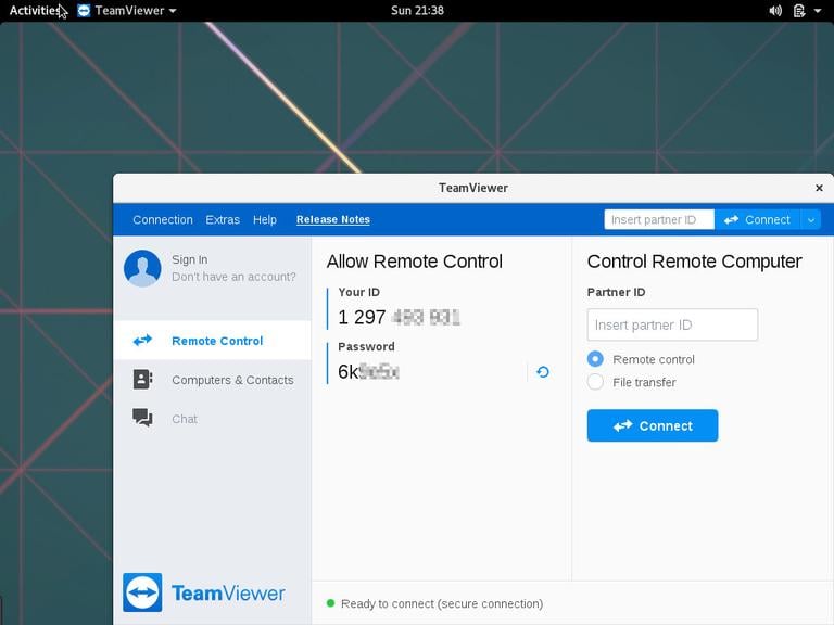 Удаленное управление Debian TeamViewer