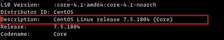 проверьте версию centos с помощью lsb_release