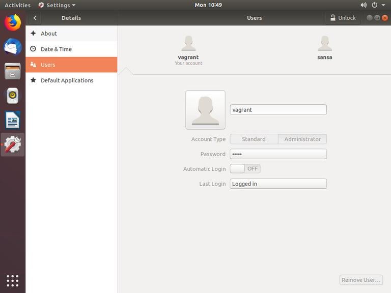 Вкладка «Пользователи»