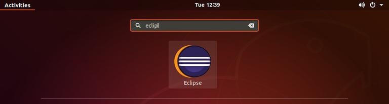 Запуск Ubuntu Eclipse