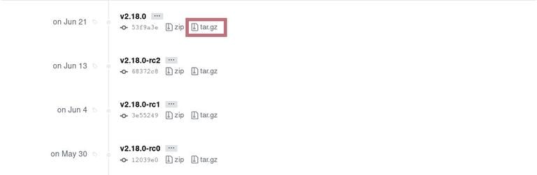 Установка Git из исходного кода