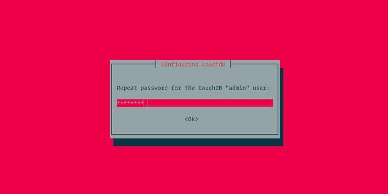 Подтверждение пароля CouchDB