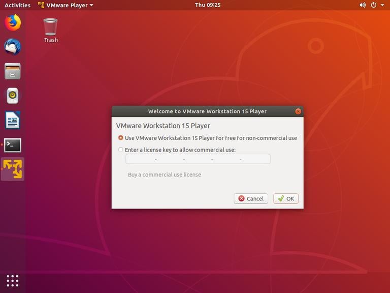 Ubuntu VMware некоммерческая