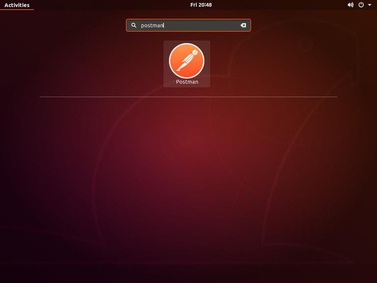 Запуск Ubuntu Postman