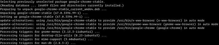 Установка Ubuntu Google Chrome