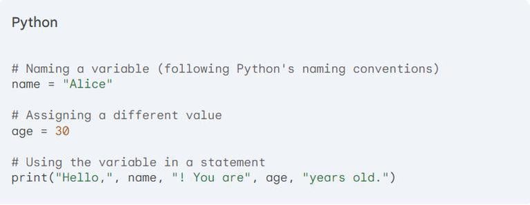 переменные