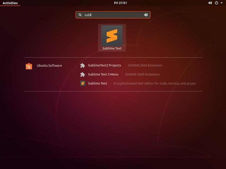 Запустить Sublime Text Ubuntu