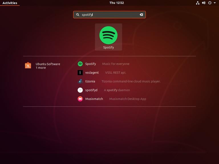 Запустить Spotify Ubuntu